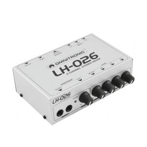 Omnitronic LH-026 3-Channel Stereo Mixer TILBUD NU stereoanlæg kanals kanal