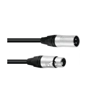 PSSO DMX cable XLR 3pin 10m bk Neutrik TILBUD løftdenløsem kabel løft løse den