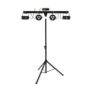 EuroLite Set LED KLS Laser Bar FX + M-3 Speaker-system stand højttaler stativ