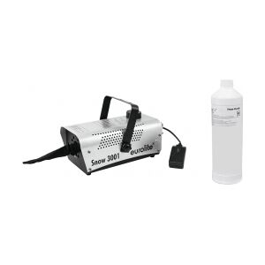 EuroLite Set Snow 3001 Snow machine + Snow fluid 1l TILBUD maskine væske sne sæt