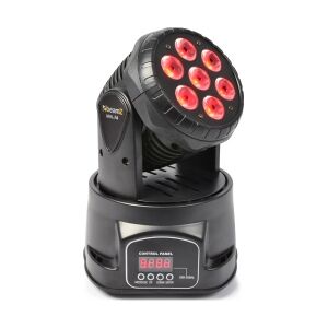 BeamZ MHL74 Mini Moving Head 7x 10W 4-i-1 LED bevægersig bevæger hoved mini sig