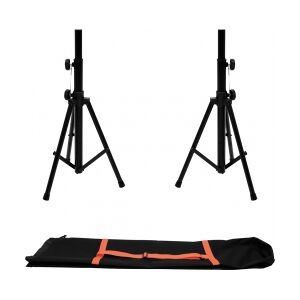 Omnitronic Set 2x BS-1 EU Loudspeaker Stand + Carrying bag TILBUD NU