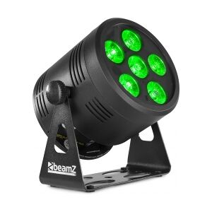 Beamz BBP66 Batteri Uplight Par 6x 6W / RGBW / Ekstra kraftigt batteri, optil 10