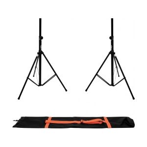 Omnitronic Set 2x BS-2 EU Loudspeaker Stand + 2x Carrying bag TILBUD NU