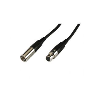 MONACOR Mini XLR-kabel 5m MCM-500/SW TILBUD NU