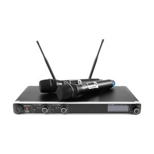 Omnitronic UHF-302 2-Channel Wireless Mic System 823-832/863-865MHz TILBUD NU