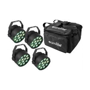 EuroLite Set 4x LED PARty TCL Spot + Soft Bag TILBUD NU