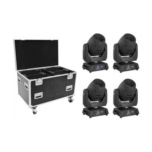 EuroLite Set 4x LED TMH-X12 + EU Case TILBUD NU