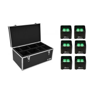 EuroLite Set 6x LED TL-4 Trusslight + Case TILBUD NU