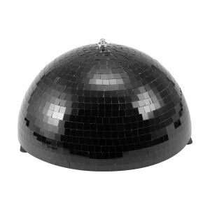 EuroLite Half Mirror Ball 30cm black motorized TILBUD NU