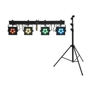 EuroLite Set LED KLS-902 + STV-60-WOT EU Steel stand black TILBUD NU