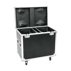 Roadinger Flightcase 2x TMH-S200 with wheels TILBUD NU