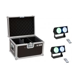 EuroLite Set 2x LED CBB-2 COB RGB Bar + Case TILBUD NU