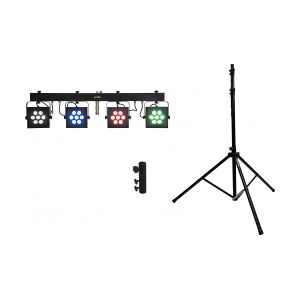 EuroLite Set LED KLS-3002 + M-4 Speaker-System Stand TILBUD NU