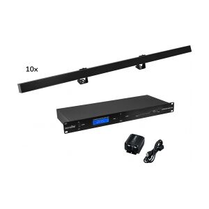 EuroLite Set 10x LED PR-100/32 Pixel DMX Rail bk + DMX Software TILBUD NU