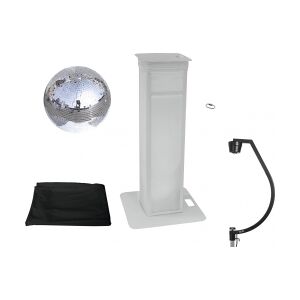 EuroLite Set Mirror ball 50cm with Stage Stand variable + Cover black TILBUD NU