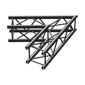 P30-C20 Truss 2-vejs hjørne 60º Sort TILBUD NU