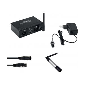 EuroLite Set freeDMX AP Wi-Fi Interface + QuickDMX Funksender + DMX cabel TILBUD