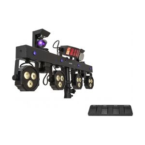 EuroLite Set LED KLS Scan Next FX Compact Light Set + Foot switch TILBUD NU