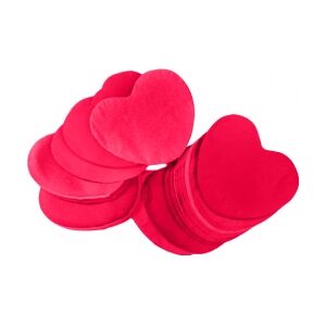 TCM FX Slowfall Confetti Hearts 55x55mm, red, 1kg TILBUD NU