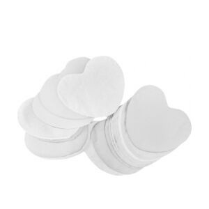 TCM FX Slowfall Confetti Hearts 55x55mm, white, 1kg TILBUD NU