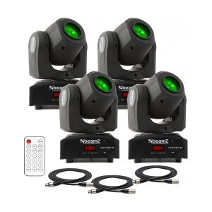 Moving Head pakke med 4 stk. BeamZ Panther 40 LED Spot TILBUD NU