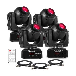 Moving Head pakke med 4 stk. BeamZ Panther 70 Led Spot TILBUD NU