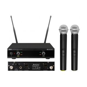 Omnitronic UHF-E2 Wireless Mic System 828.6/831.1MHz TILBUD NU