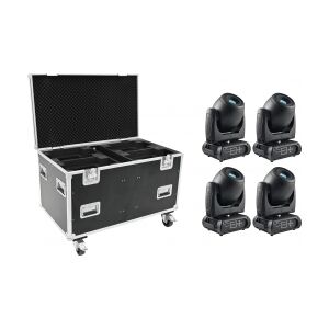 Futurelight Set 4x DMH-160 MK2 + Case with wheels TILBUD NU