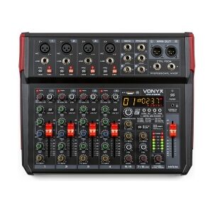 VM-KG08 Music Mixer 8-Channel BT/DSP/USB Record TILBUD NU