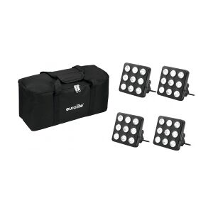 EuroLite Set 4x LED Party Panel RGB+UV + Soft-Bag TILBUD NU