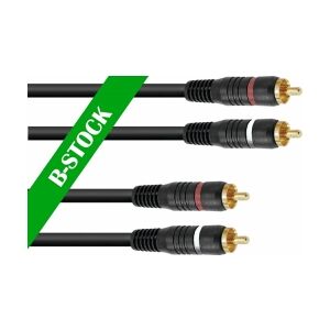 Omnitronic RCA cable 2x2 10m 