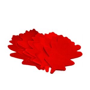 TCM FX Slowfall Confetti Oak Leaves 120x120mm, red, 1kg TILBUD NU