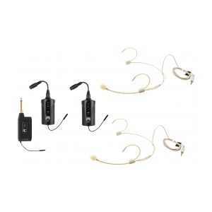 Omnitronic Set FAS TWO + 2x BP + 2x Headset 660-690Mhz TILBUD NU