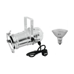 EuroLite Set PAR-30 Spot sil + PAR-30 230V SMD 11W E-27 LED 3000K fåøjepå sæt EuroLite Set PAR-30 Spot sil + PAR-30 230V SMD 11W E-27 LED 3000K fåøjepå sæt