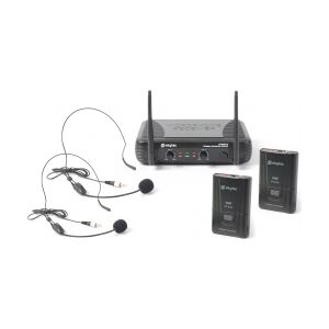 Dobbelt trådløst Mikrofonsæt STWM712H med 2 Headset mikr mikrofonsystem mikrofon Dobbelt trådløst Mikrofonsæt STWM712H med 2 Headset mikr mikrofonsystem mikrofon