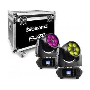Fuze610Z Wash 6x 10W LED Moving Head Zoom Set 2pcs in Flightcase "B-STOCK" Fuze610Z Wash 6x 10W LED Moving Head Zoom Set 2pcs in Flightcase "B-STOCK"