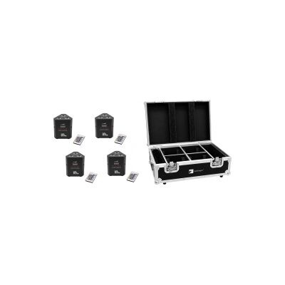 EuroLite Set 4x AKKU TL-3 TCL QuickDMX + Case with charging function TILBUD NU EuroLite Set 4x AKKU TL-3 TCL QuickDMX + Case with charging function TILBUD NU