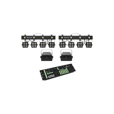 EuroLite Set 2x LED KLS-180 + 2x LED WF-40 + DMX LED Color Chief Controller EuroLite Set 2x LED KLS-180 + 2x LED WF-40 + DMX LED Color Chief Controller