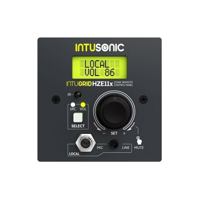 INTUSONIC HZE11+ Zone Remote Control Panel TILBUD NU INTUSONIC HZE11+ Zone Remote Control Panel TILBUD NU