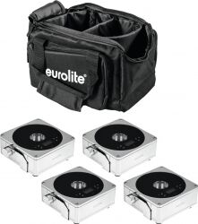 EuroLite Set 4x AKKU IP Flat Light 1 chrome + Soft-Bag TILBUD NU EuroLite Set 4x AKKU IP Flat Light 1 chrome + Soft-Bag TILBUD NU