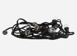 Udendørs Party- og Juletræskæde 10m / 10 pærer (hvide/klare pærer garland lamper Udendørs Party- og Juletræskæde 10m / 10 pærer (hvide/klare pærer garland lamper