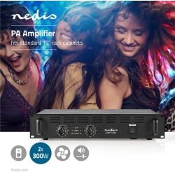 Nedis PA-forstærker   600 W, AAMP16120BK TILBUD NU Nedis PA-forstærker   600 W, AAMP16120BK TILBUD NU
