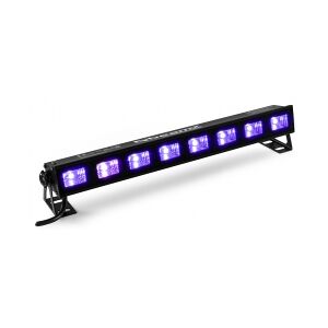 UV lys bar, BUV93 med 8 stk. kraftige UV LED / 41cm bred / solid m lysdioder led