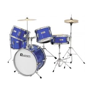 Dimavery JDS-305 Kids Drum Set, blue TILBUD NU trommesæt tromme børn blå sæt