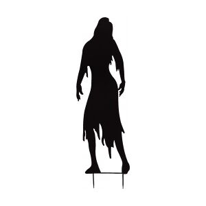 Europalms Silhouette Metal Zombie Woman, 135cm TILBUD NU