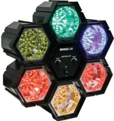 HQ Power - Modular LED lysshow Musikstyret, 6 x 36 LEDs lysdioder strøm er HQ Power - Modular LED lysshow Musikstyret, 6 x 36 LEDs lysdioder strøm er