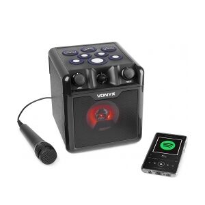 Karaoke højttaler til børn med TROMME PADS / USB / Bluetooth / Transportabel med