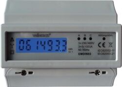Velleman - Elmåler (bimåler) 3-faset 3 x 230V (100A) digital 7-modul TILBUD NU Velleman - Elmåler (bimåler) 3-faset 3 x 230V (100A) digital 7-modul TILBUD NU