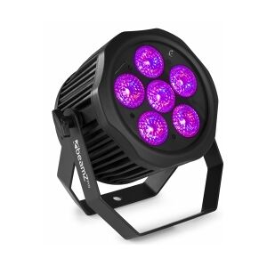 WBP612IP Aluminium IP65 Batteri LED PAR med 6-i-1 LED'er TILBUD NU